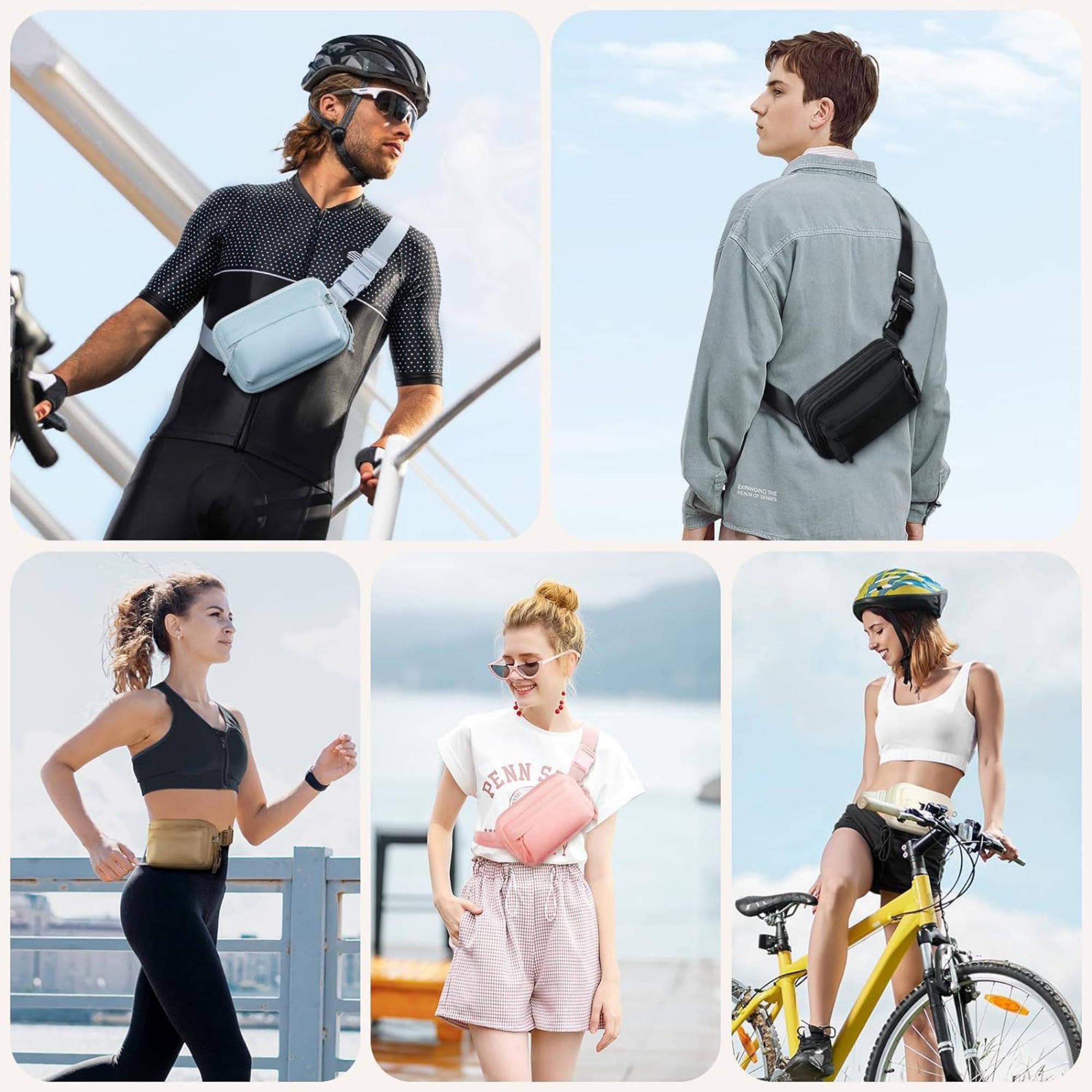 Fanny Pack With Zipper Pockets 11