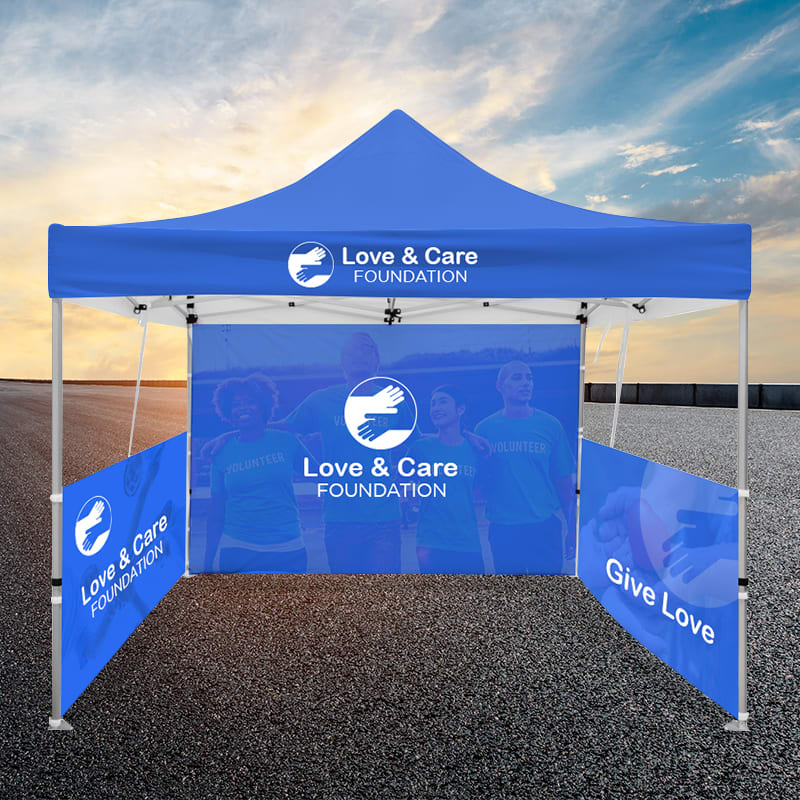 10ft X 10ft Full Color Pop Up Canopy Tents 38