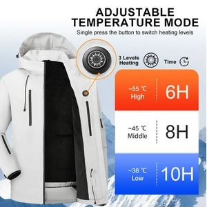 5 Zone Heating Jacket Hoodie Coat 4