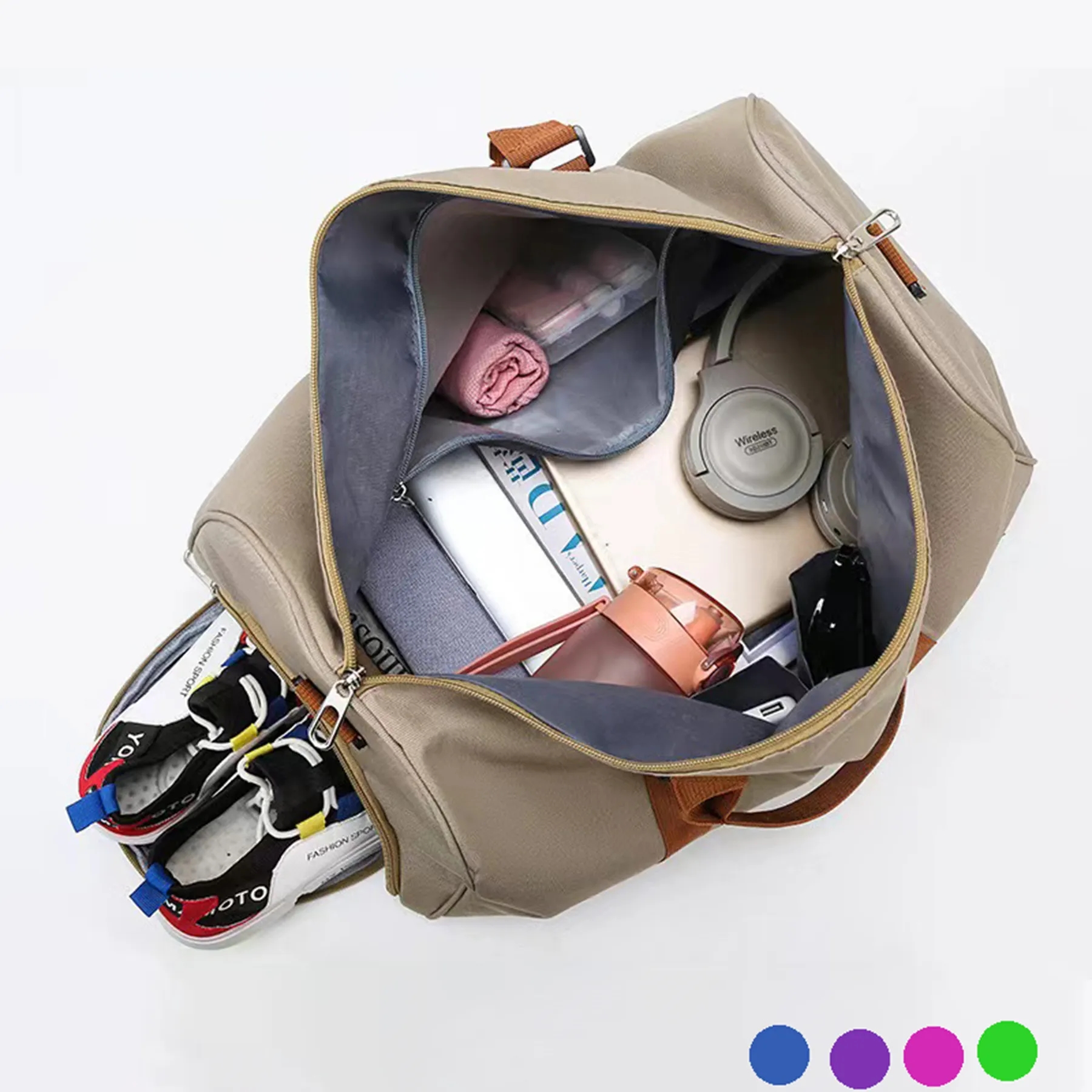 Synthetic Leather Duffel Bag 2