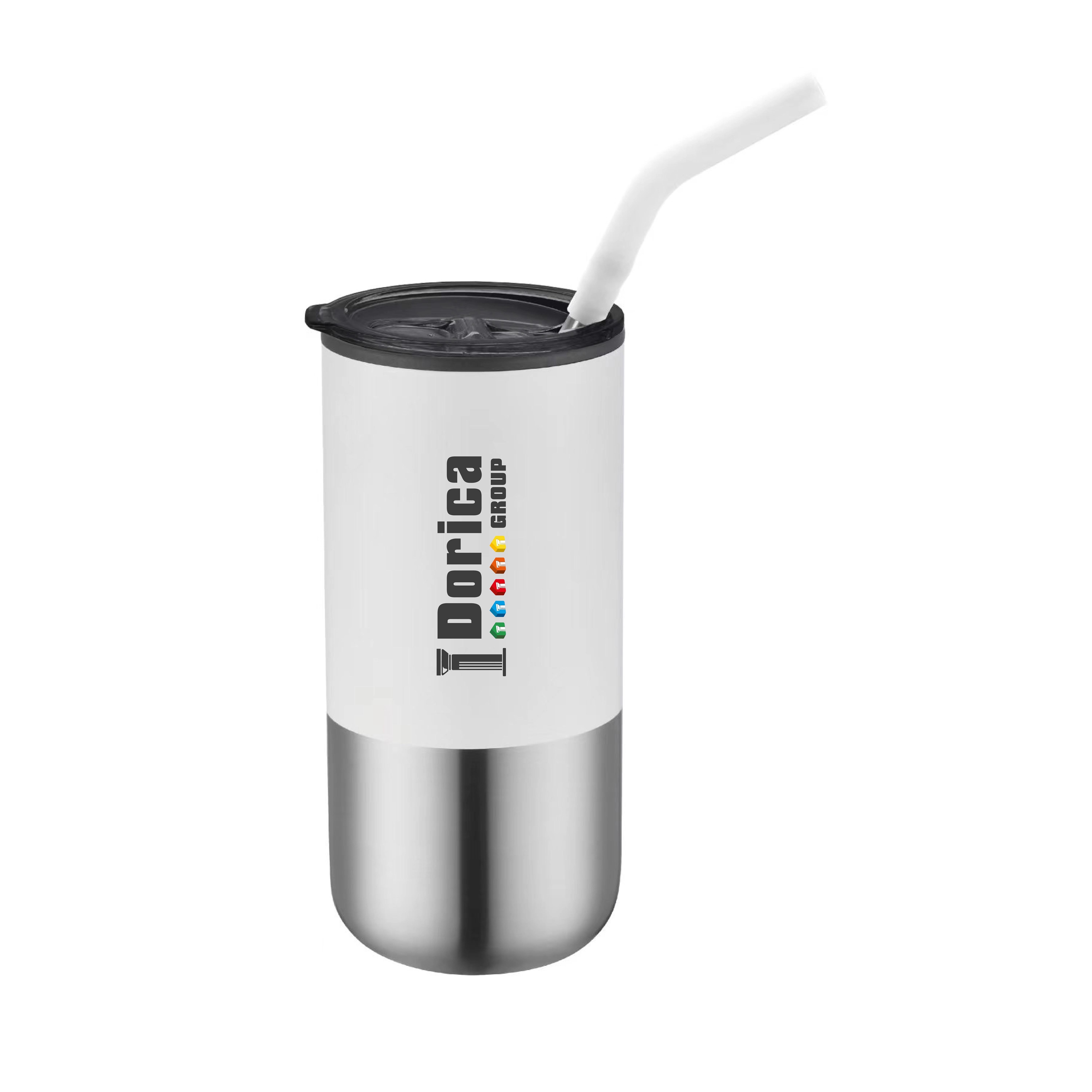 BRAZOS - 16 OZ DOUBLE WALL TUMBLER WITH STRAW 4
