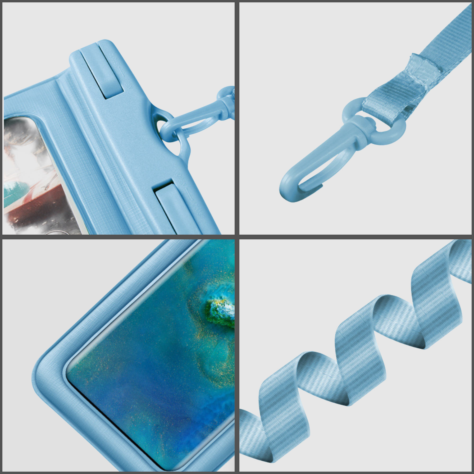 Universal Waterproof Phone Pouch Touchscreen Compatible 3