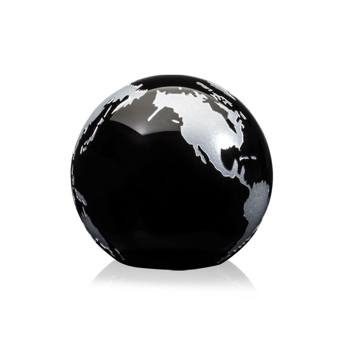 Globe Paperweight - Black 18