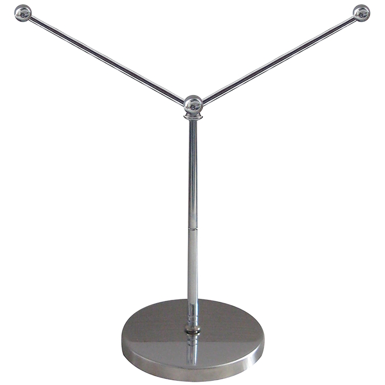 5.5-9" Metal Telescopic Flagpole with Two Single Reverse Flags 4