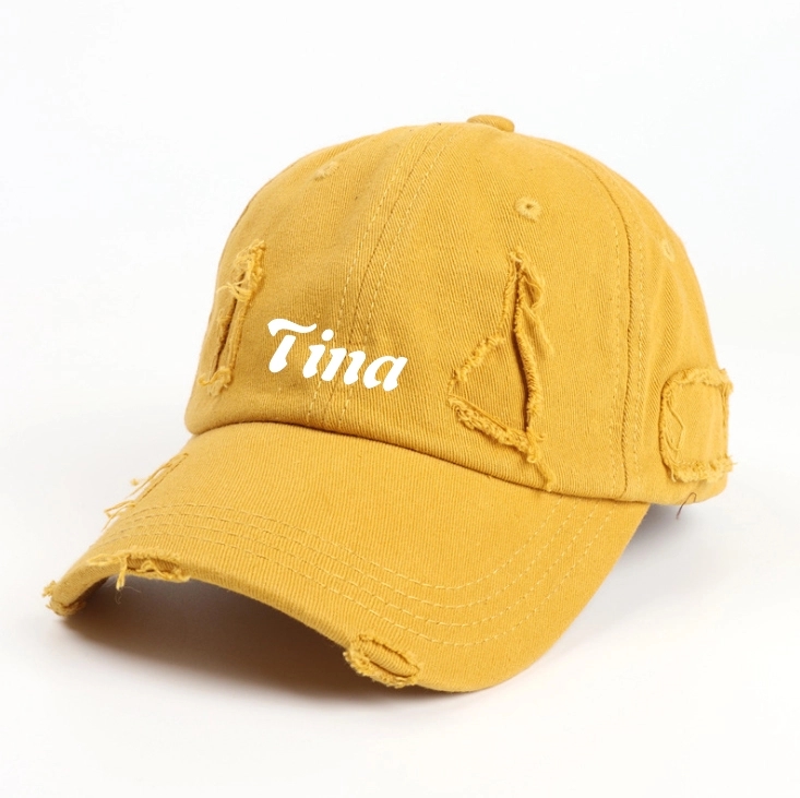 Unisex Washed Ripped cowboy hat Baseball Worker Cap 7