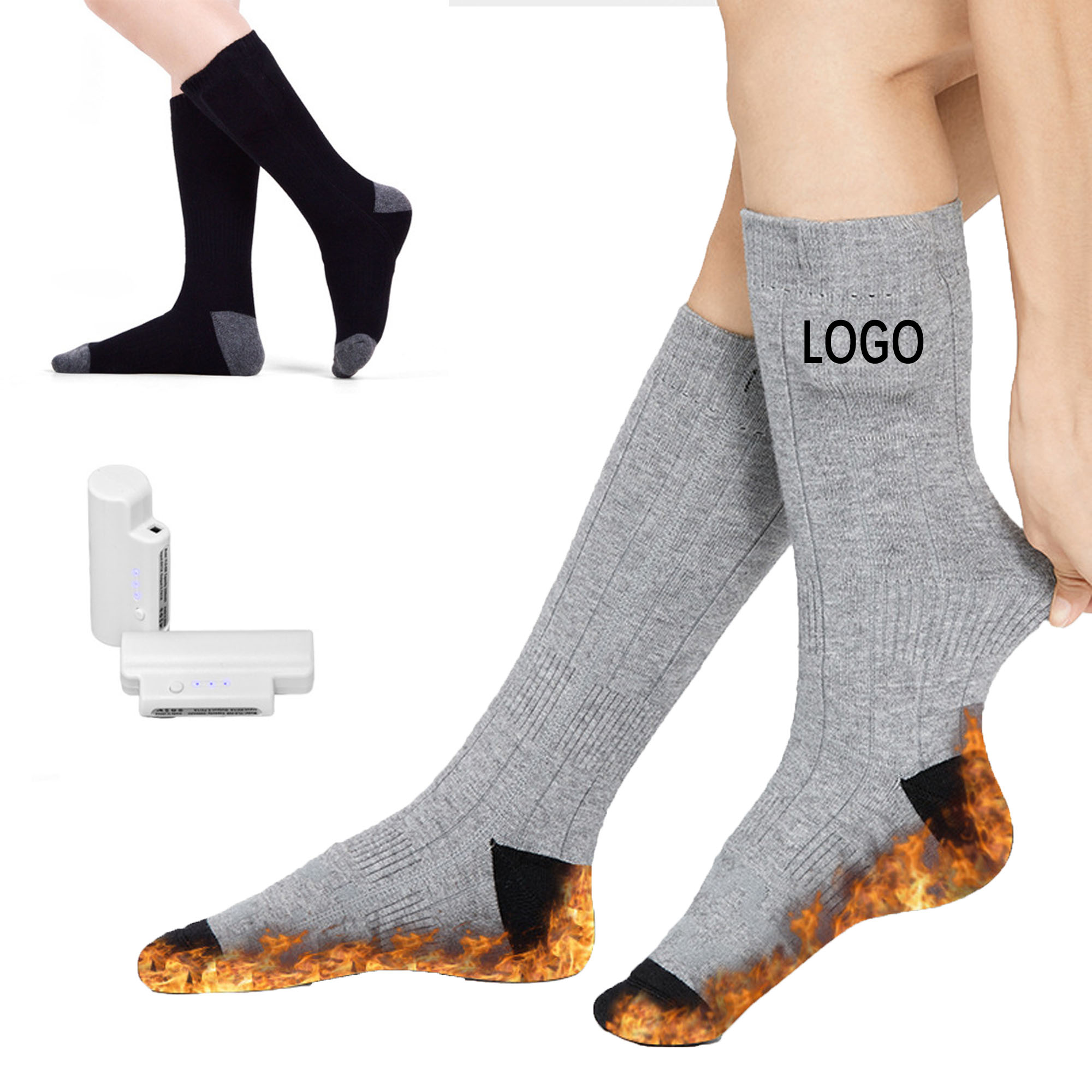 Electric Heated Socks For Men Women 2