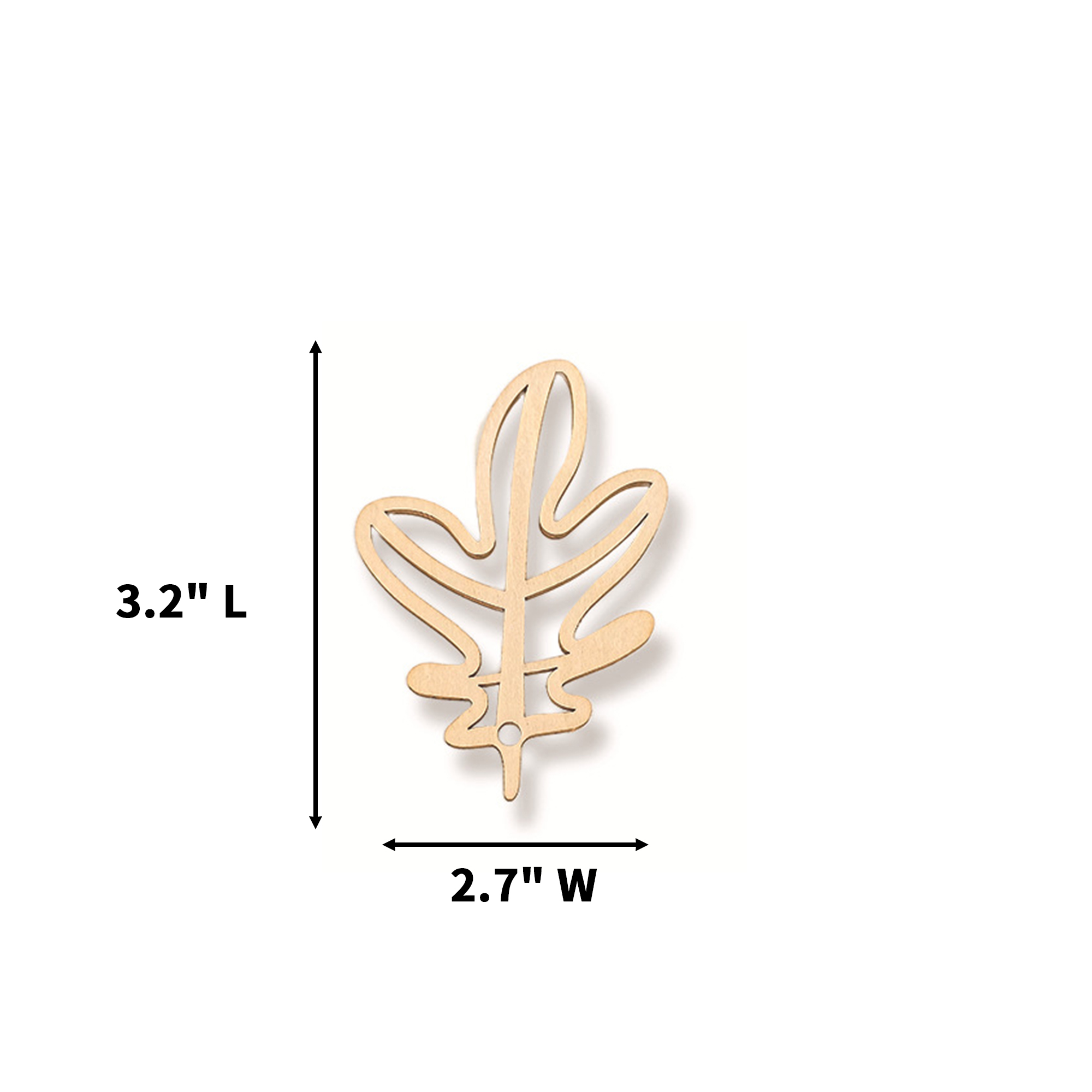 Natural Wood Christmas Tree Pendant 32