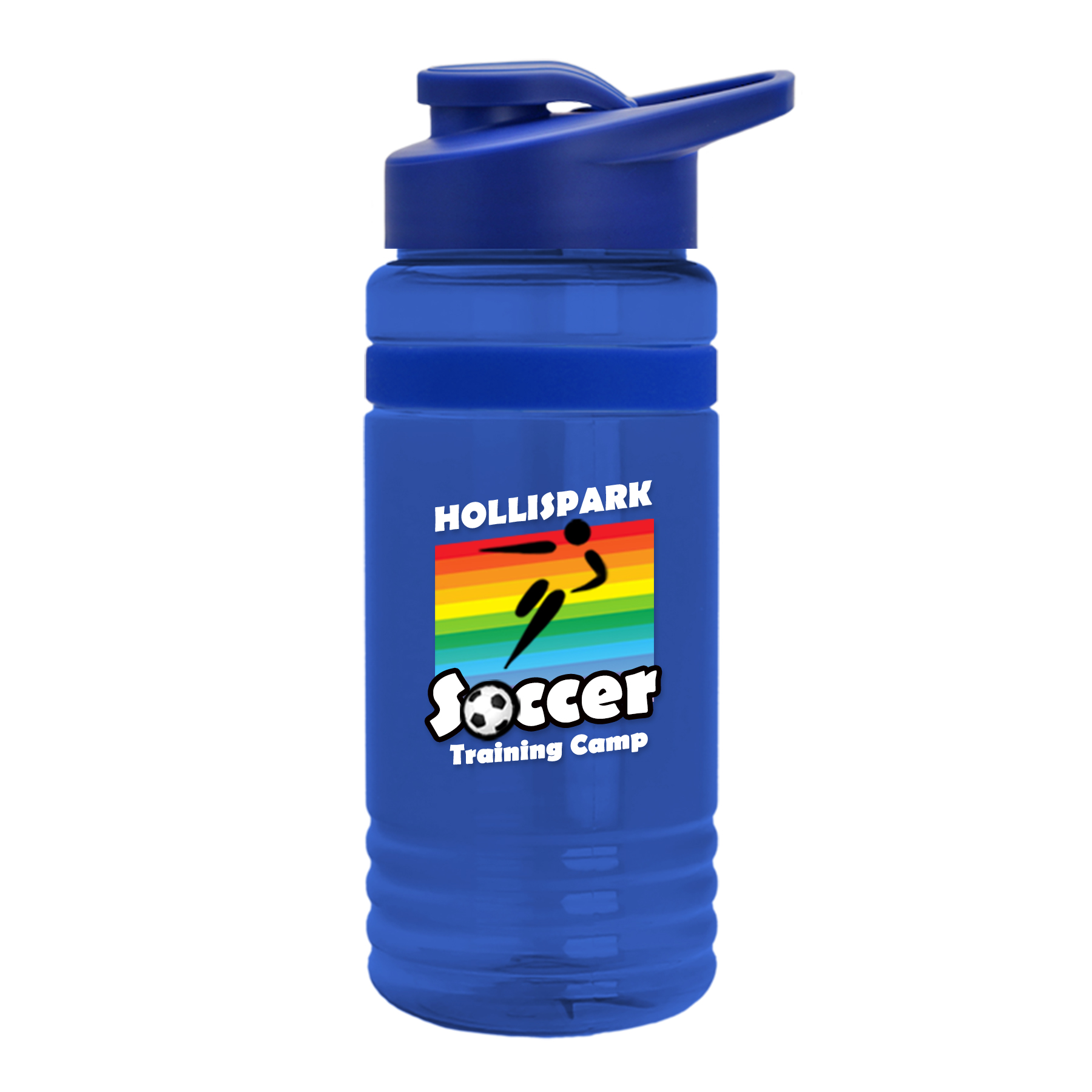 Groove Stripe ? 20 oz. Tritan Sports bottle with Drink thru and Digital imprint 2
