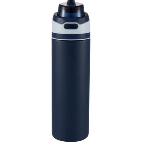 Elvin 28oz Recycled Stainless Flip Straw Bottle, custom water bottle with logo imprint 64