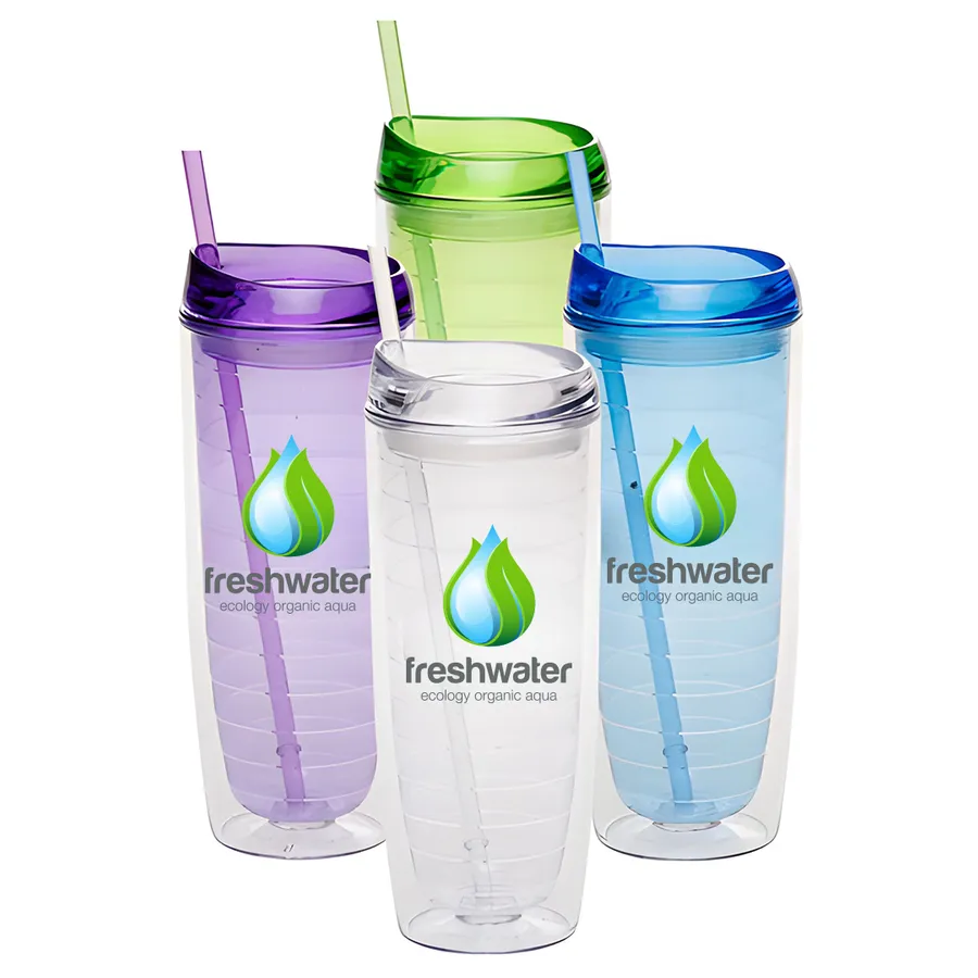 20 Oz Tall Acrylic Sip Drinking Tumblers 6