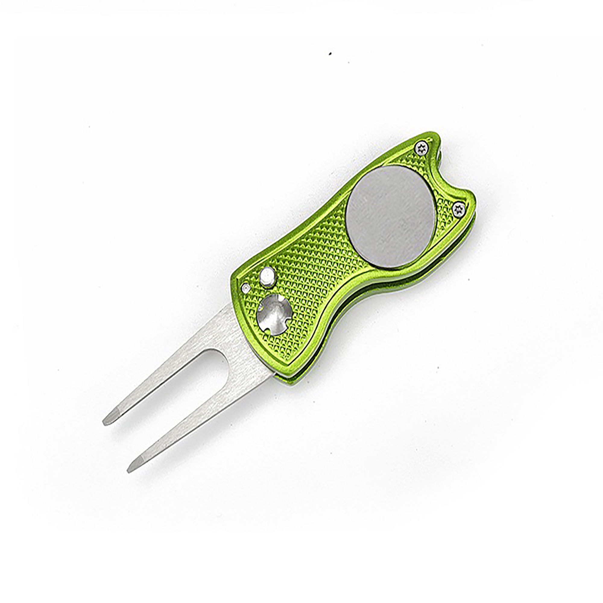 Custom Stainless Steel Folding Golf Divot Tool 7
