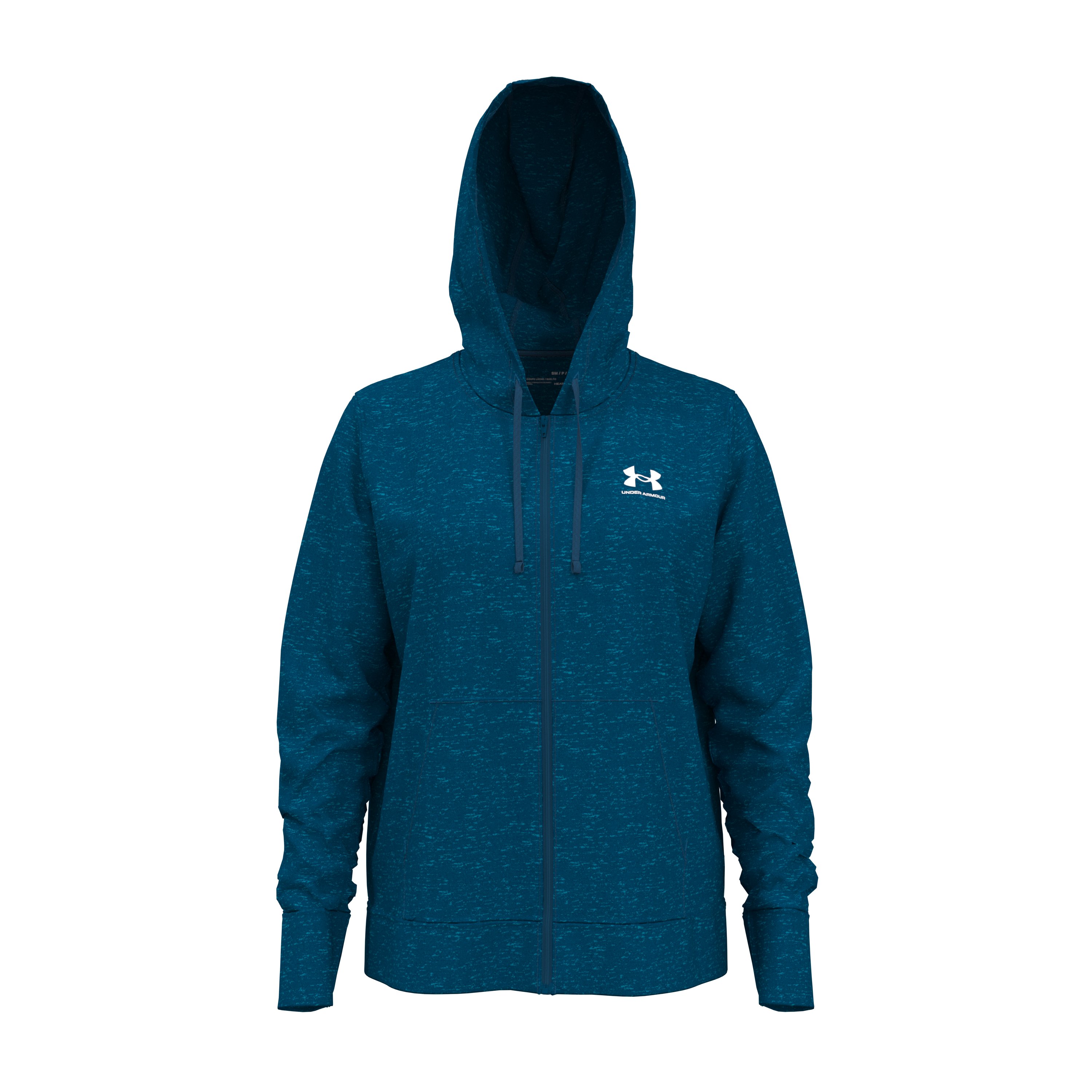 UA Rival Terry Women's Full-Zip Hoodie, custom hoodie or sweatshirt with logo imprint 4