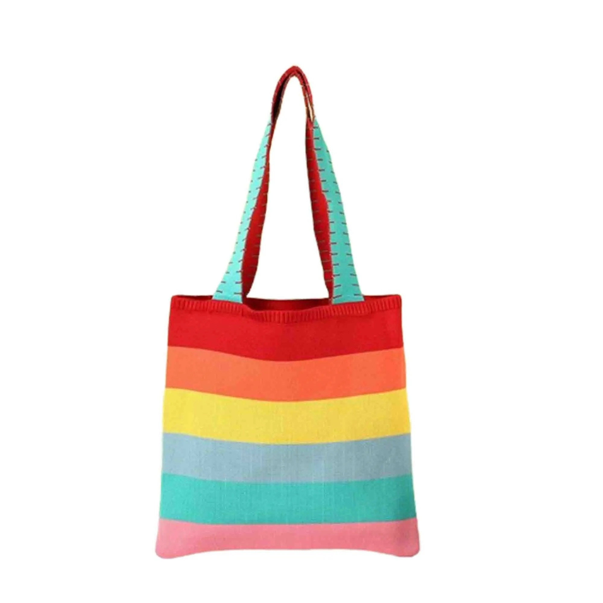 Rainbow Polyester Tote Bag 2