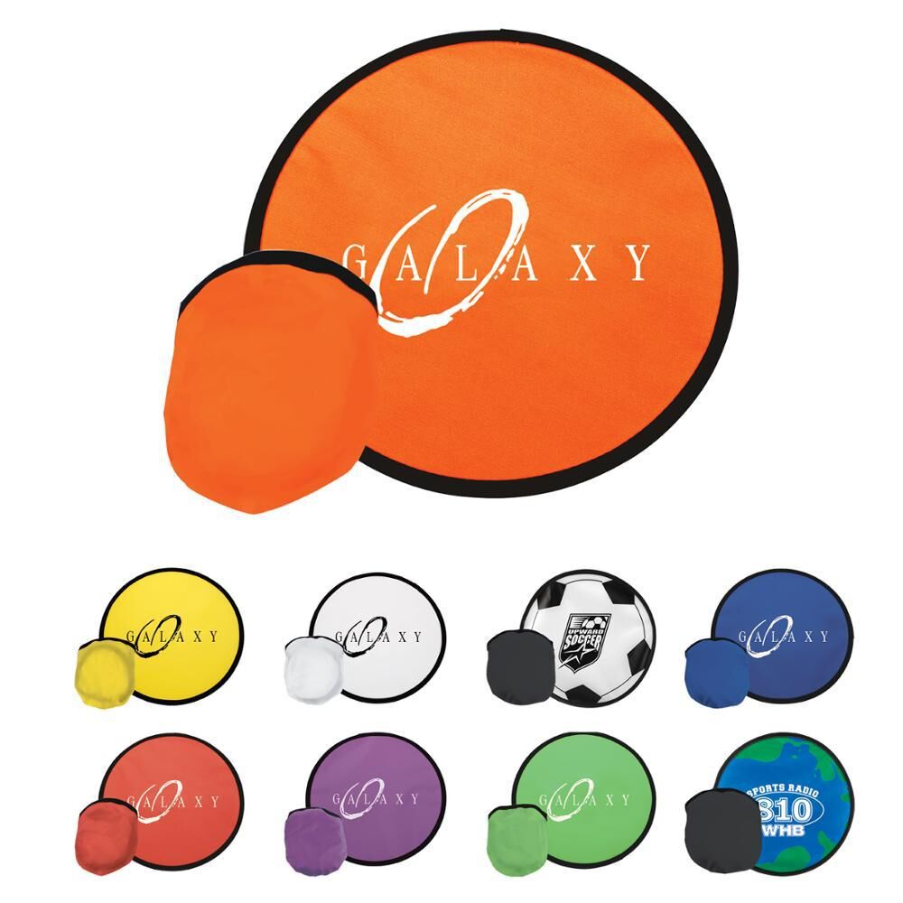 Collapsible Nylon Flying Disc with Pouch 2