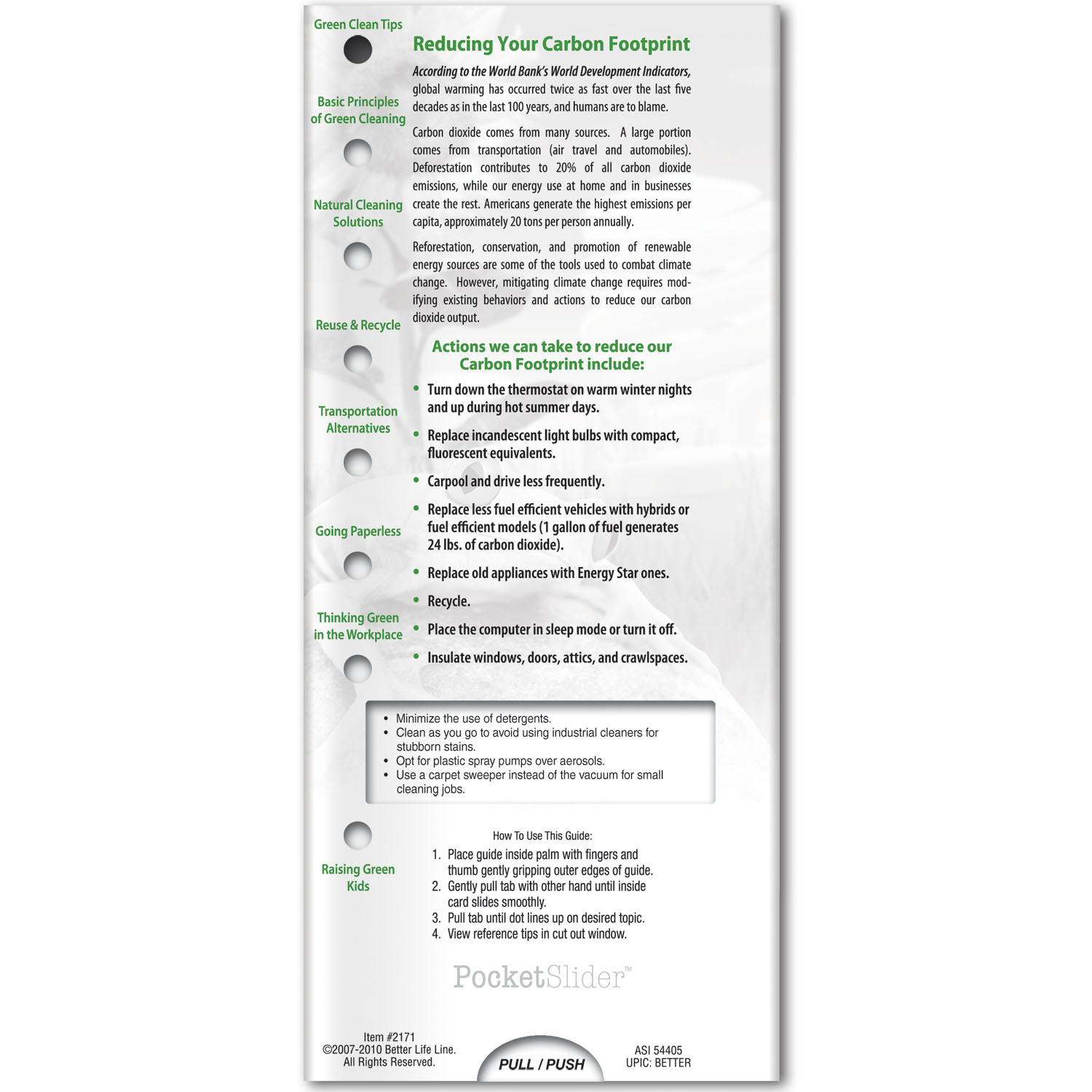 Pocket Slider - Living Green 3