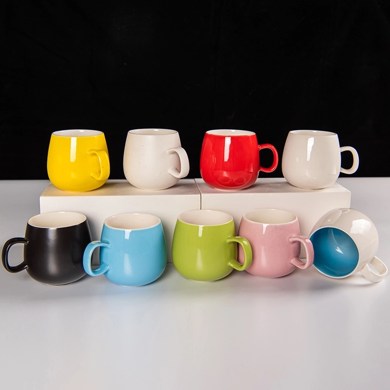 Custom Logo 9 oz. Ceramic Milk Mug 12