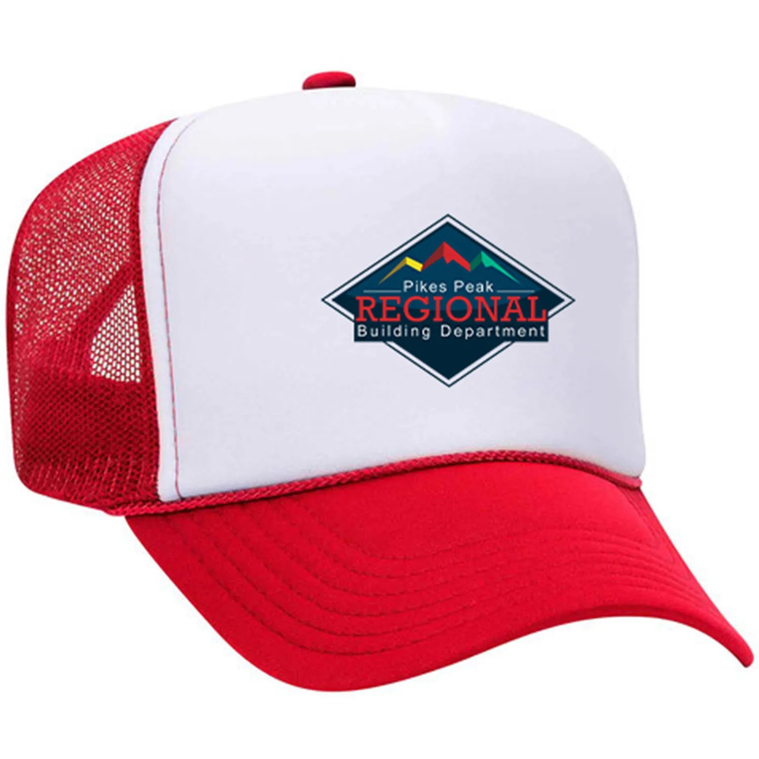 OTTO 5 PANEL HIGH CROWN MESH BACK TRUCKER HAT 26
