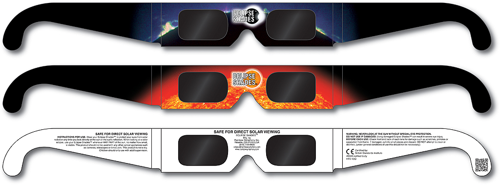 Eclipse Glasses - Safe Solar Viewers - Stock Blue 7