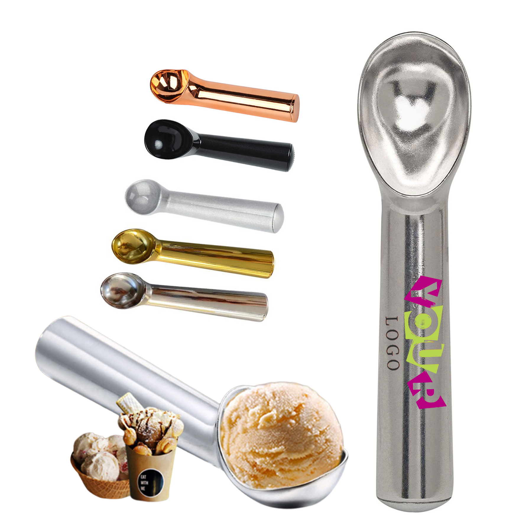 Nonstick Anti Freeze Ice Cream Scooper 2