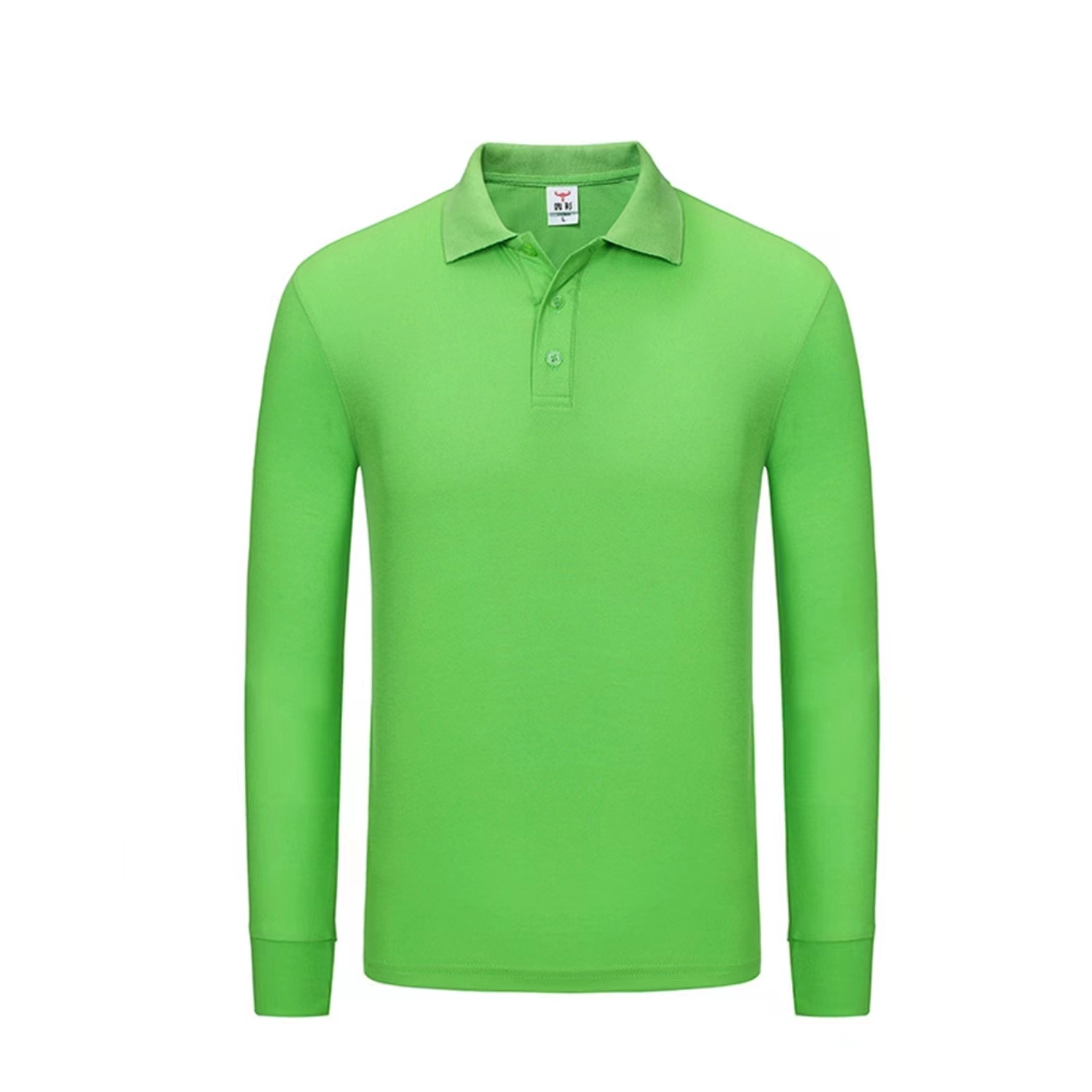 Ladies' Long-Sleeve Polo Shirts Sweatshirt Tops Work Clothes 12