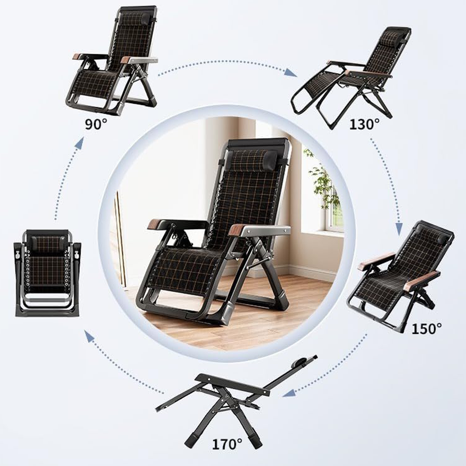 Outdoor Folding Recliner 6