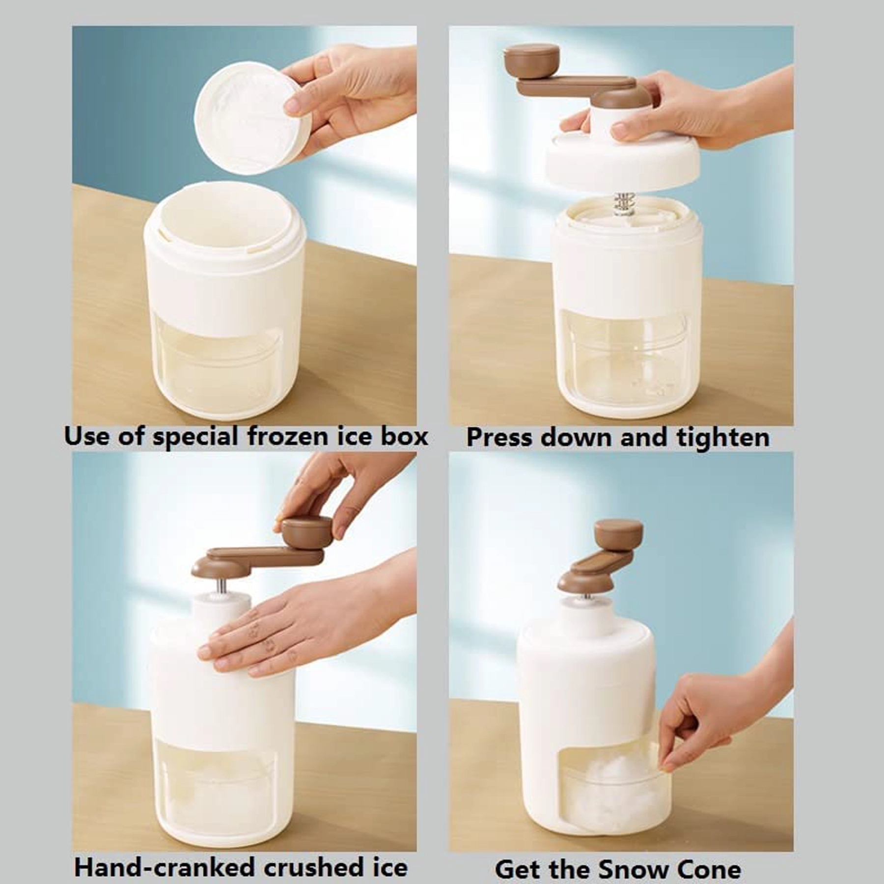Portable Crusher Shaved Ice Machine 4