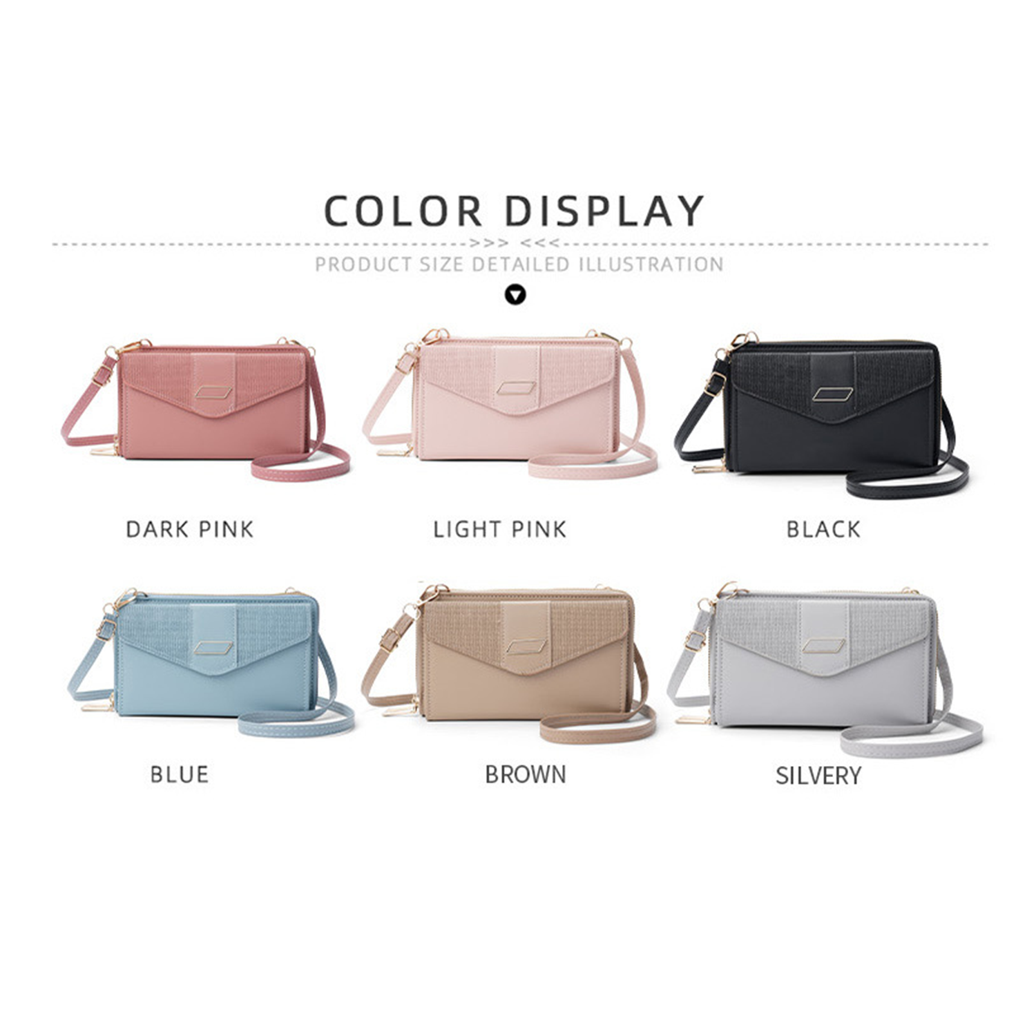 Pu Shoulder Bag Crossbody Purse 6