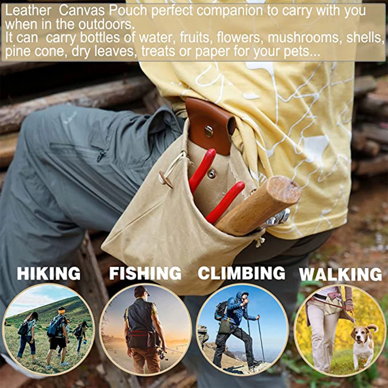 Outdoor Collapsible Foraging Bag 6