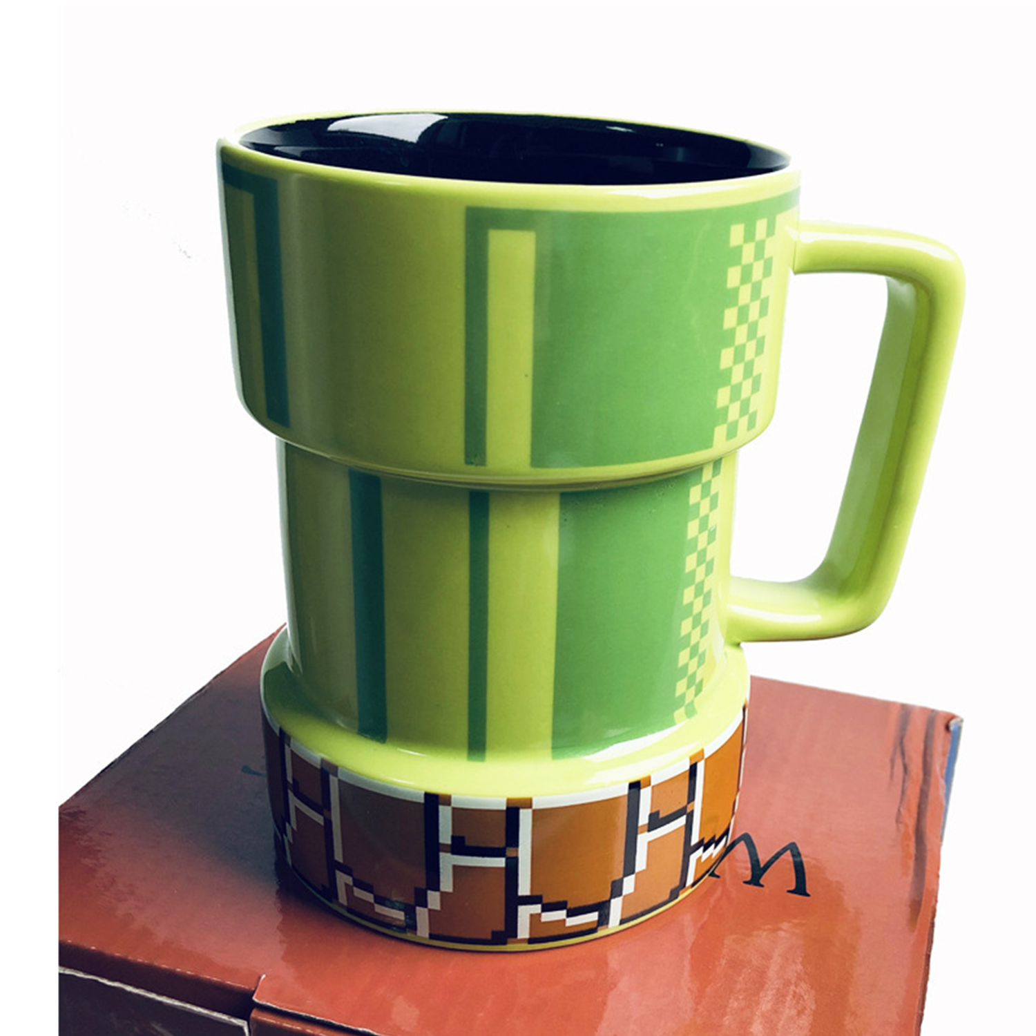 15oz Cartoon Pipe Ceramic Coffee Mug w/Handle 3