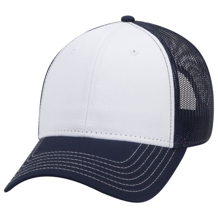 OTTO CAP® 6 Panel Low Profile Mesh Back Trucker Hat 140