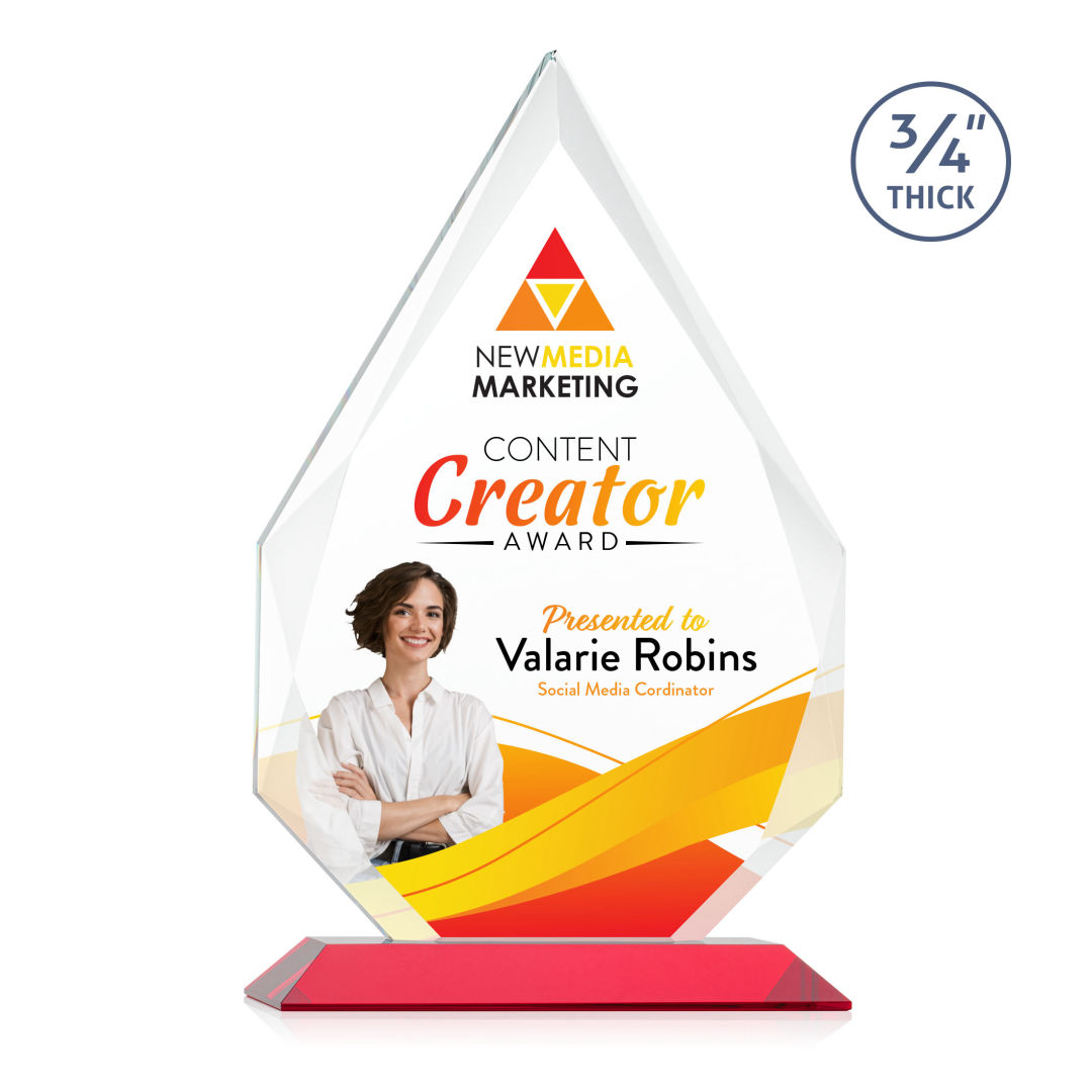 Hawthorne VividPrint™ Award - Red 4