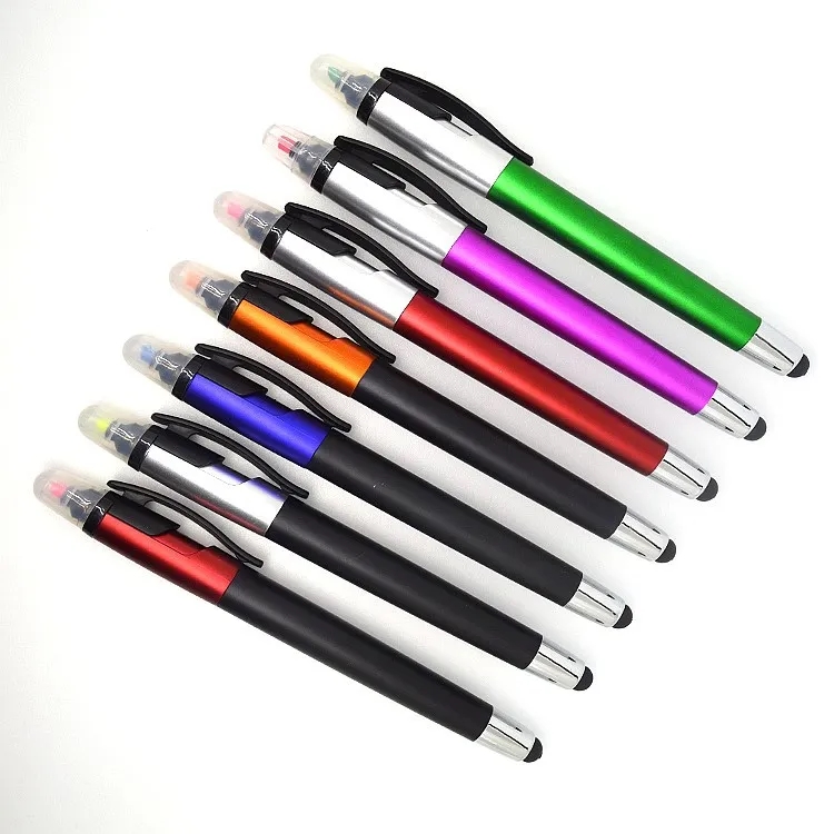Multifunctional Stylus Ballpoint Pen with Highlighter 2