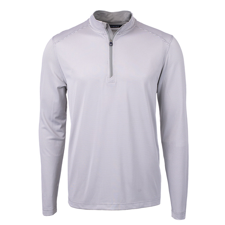 Cutter & Buck Virtue Eco Pique Recycled Quarter Zip Pullover, custom hoodie or sweatshirt with logo imprint 10