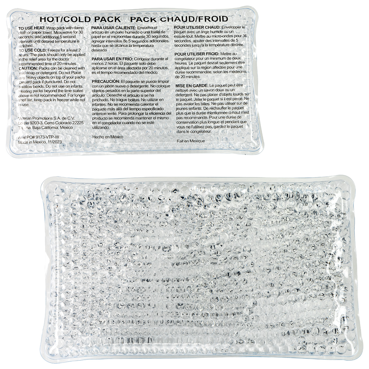 Full-Color Aqua Pearls™ Hot/Cold Pack 70