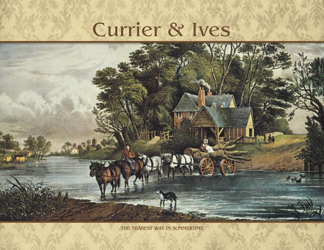 Good Value™ Currier & Ives - Stapled Calendar 18