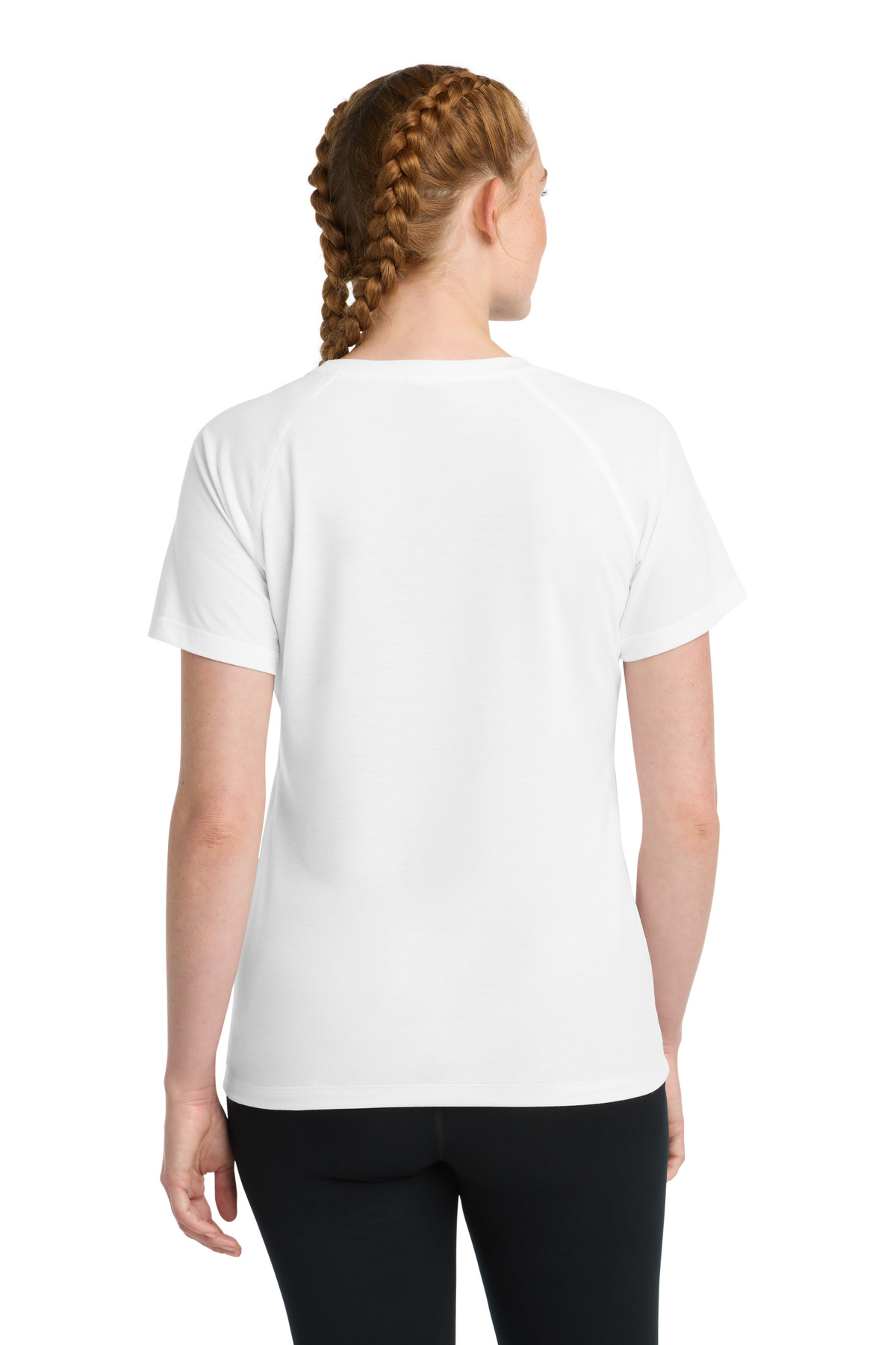 Sport-Tek Women's PosiCharge Tri-Blend Wicking Scoop Neck Raglan Tee. LST400 29