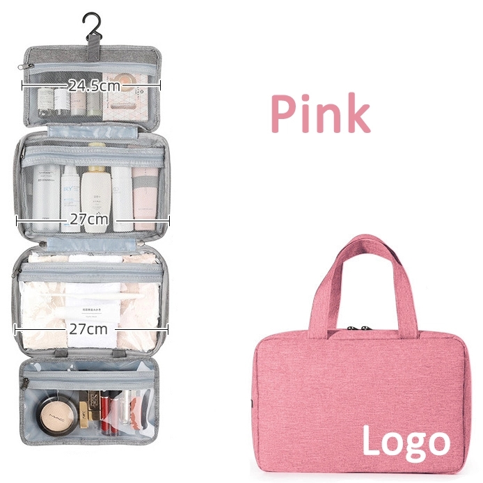 Hanging Travel Toiletry Bag & Makeup Cosmetic Organizer 3