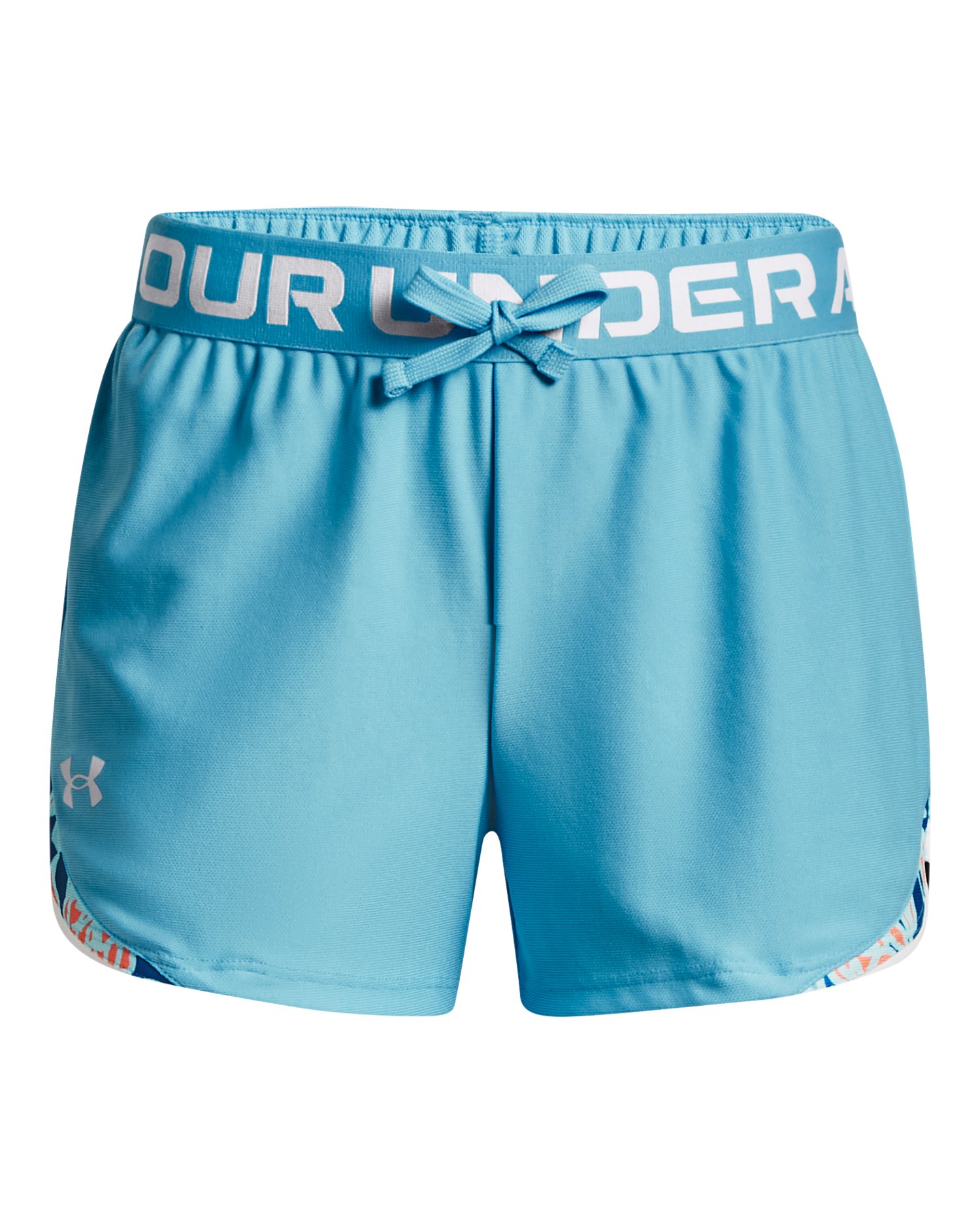 UA Play Up Tri-Color Girls' Shorts 7