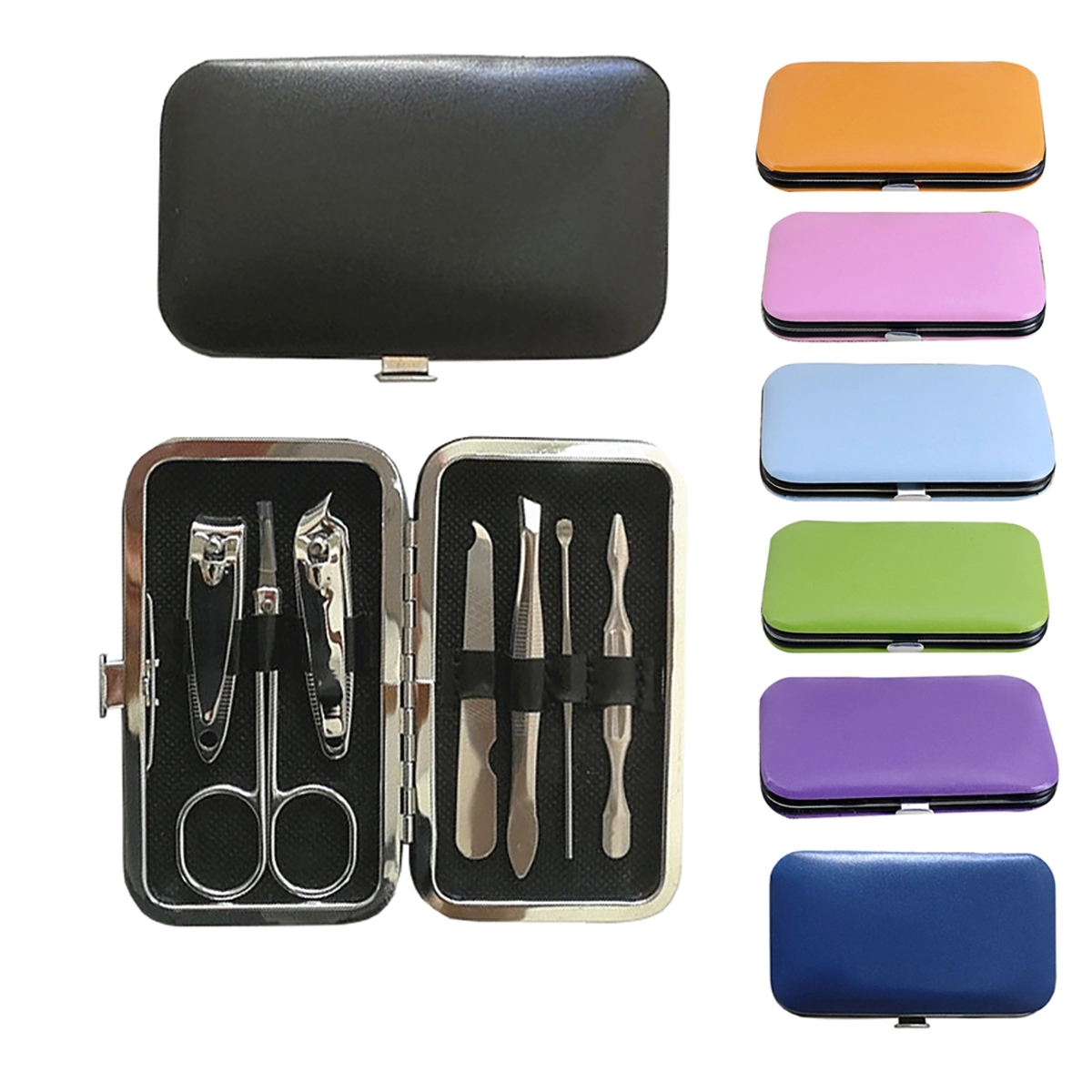 Stainless Steel 7 in 1 Set Manicure Makeup Tool 1