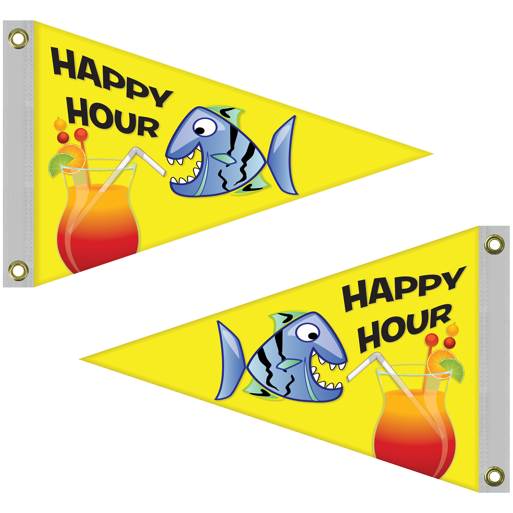 Double Sided Knitted Polyester Pennant Boat Flag (16"x24") 9