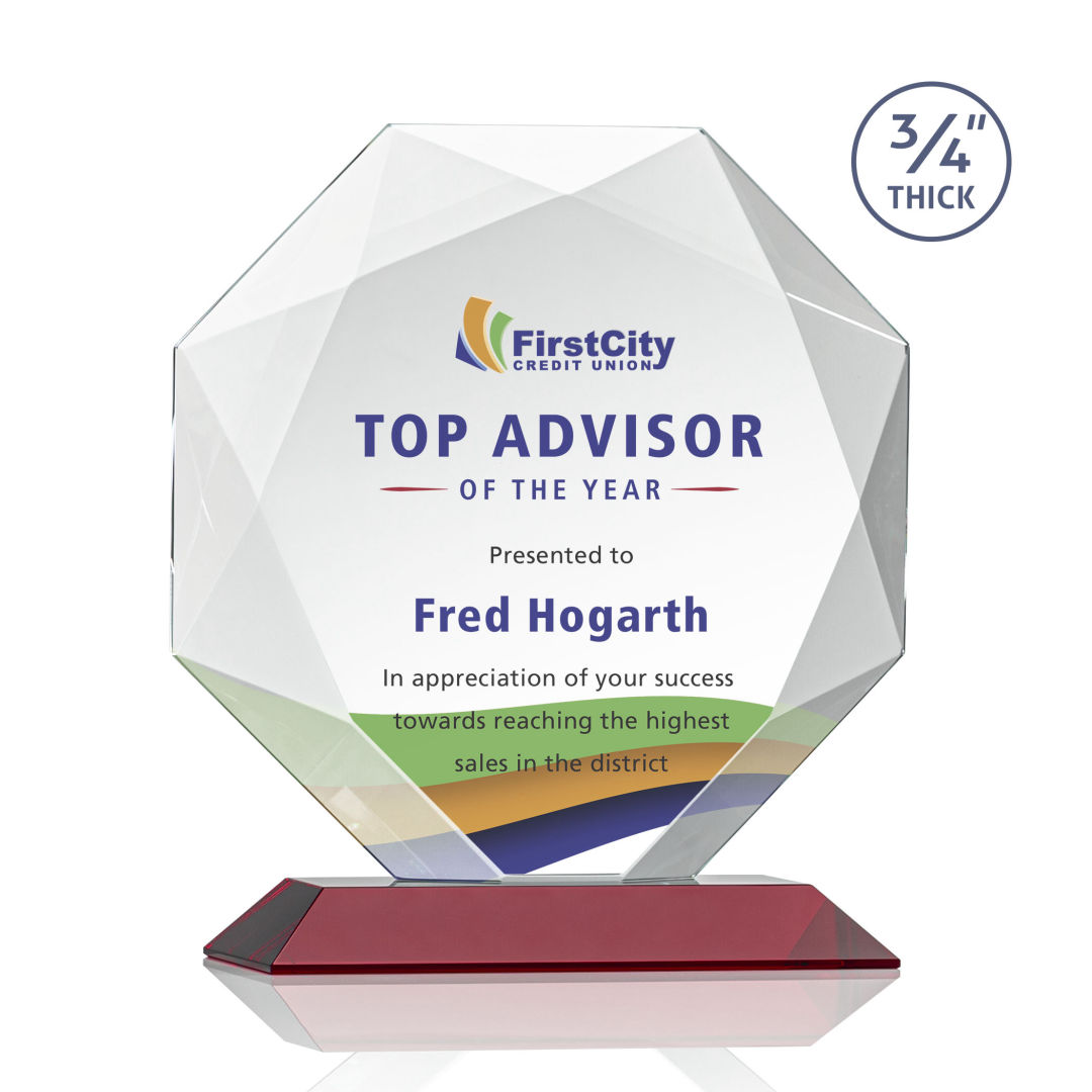 Bradford VividPrint™ Award - Red 6