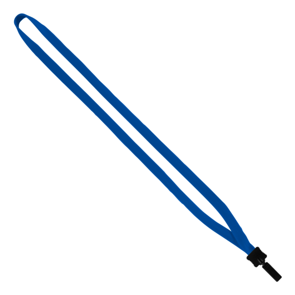 1/2" Cotton Lanyard with Plastic Clamshell & Bulldog Clip 6