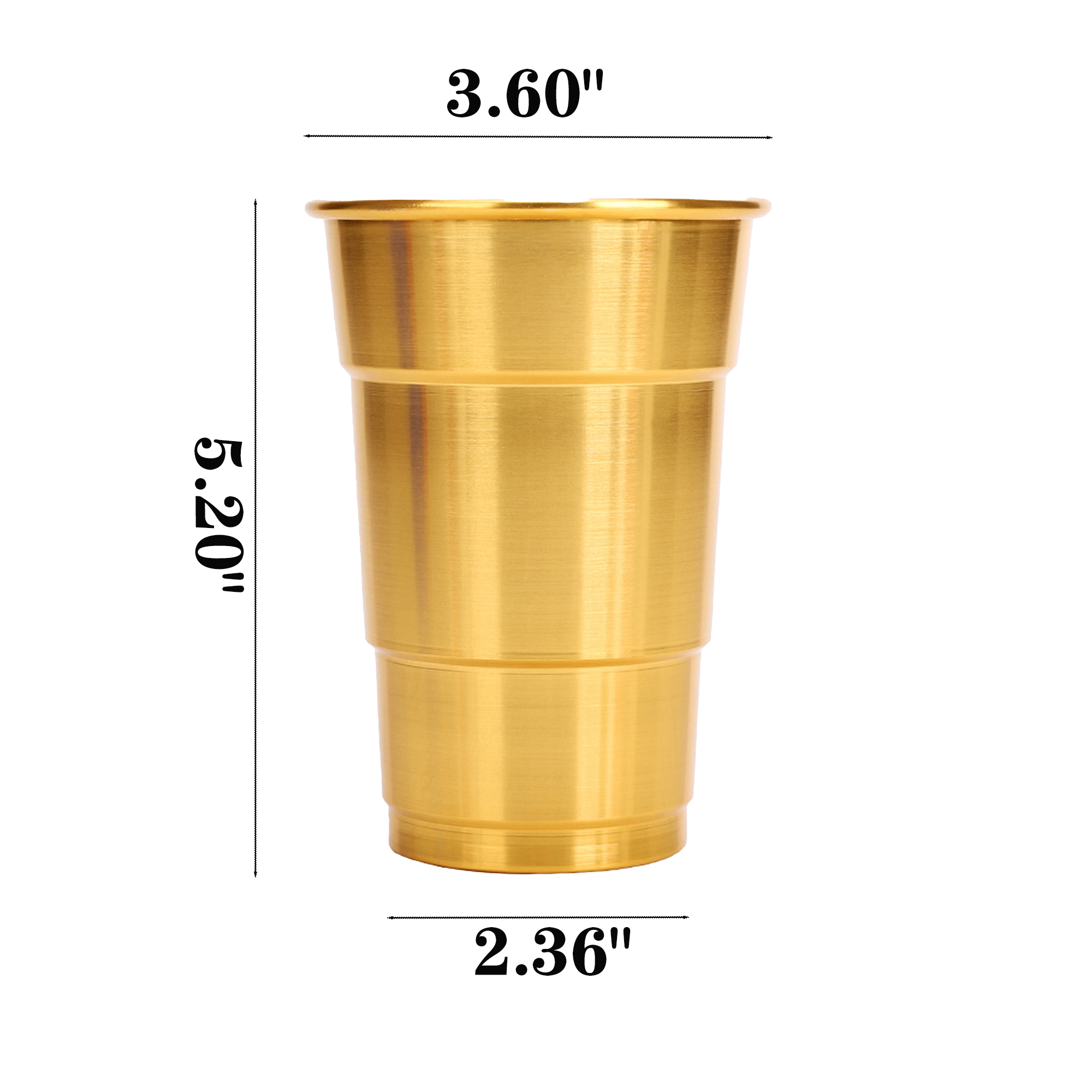 16oz Outdoor Durable Aluminum Cup 1