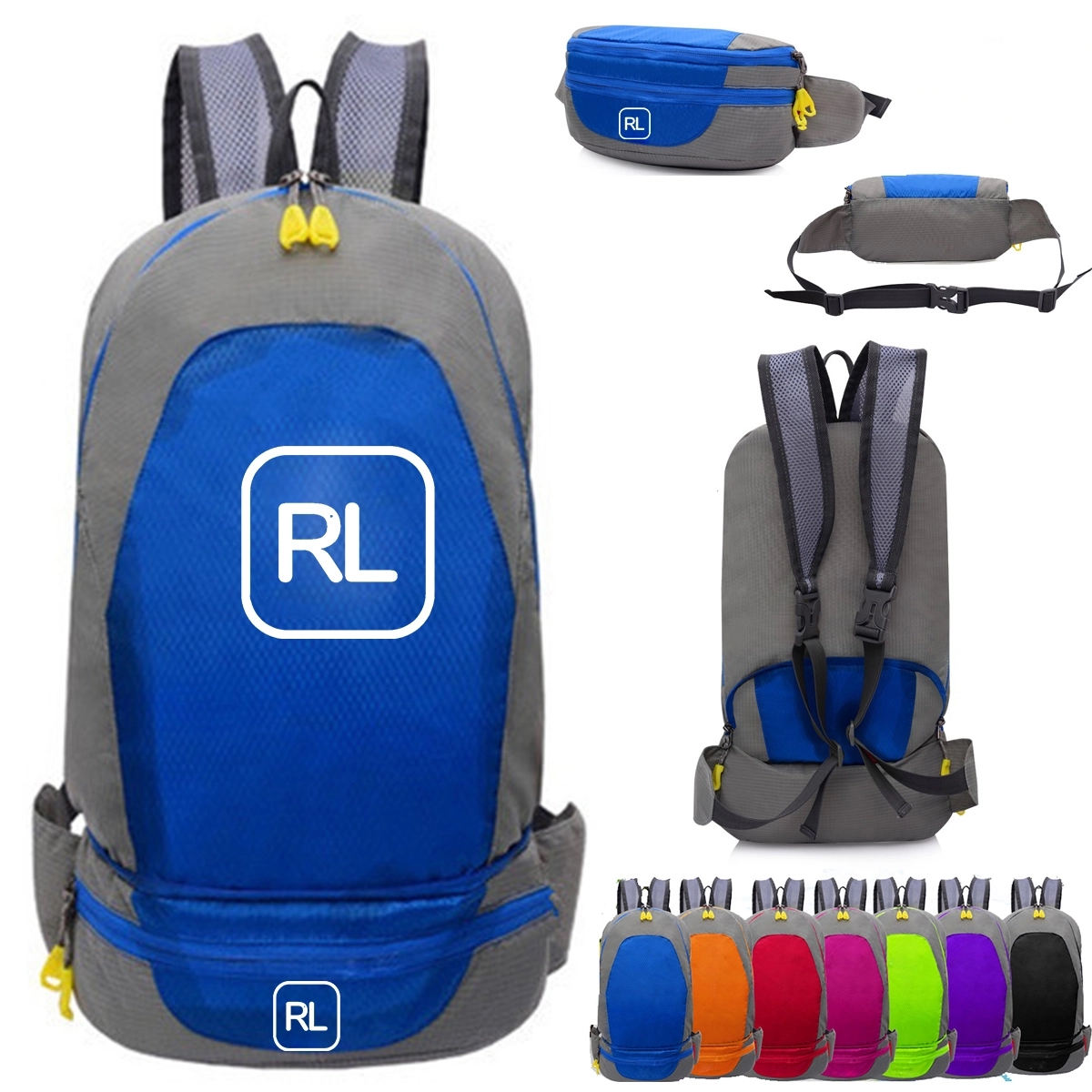 Folding Backpack Waist Pack 1
