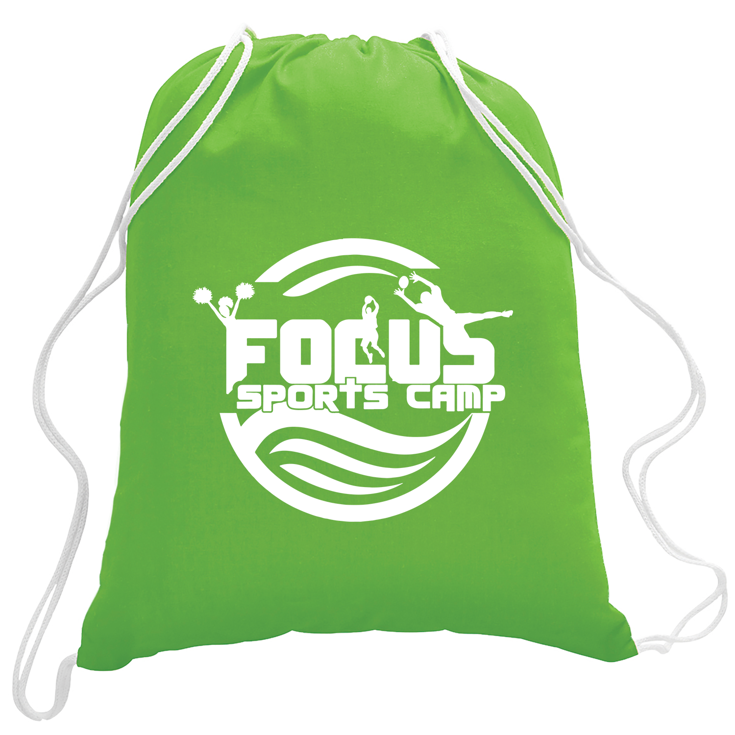 5.5 oz. Cotton Canvas Drawstring Backpack 3