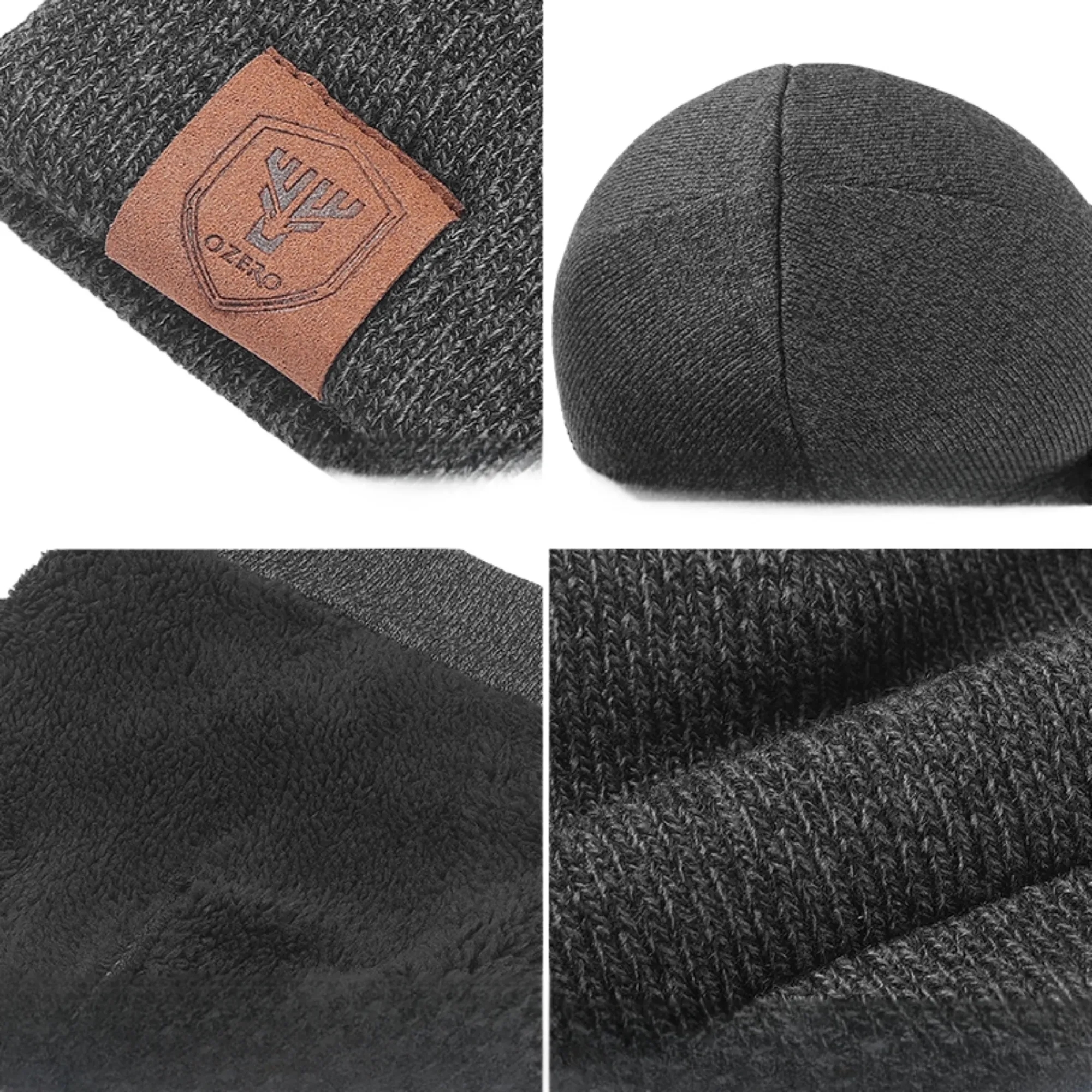 Warm Soft Solid Beanie Knit Hat Winter Hat 4
