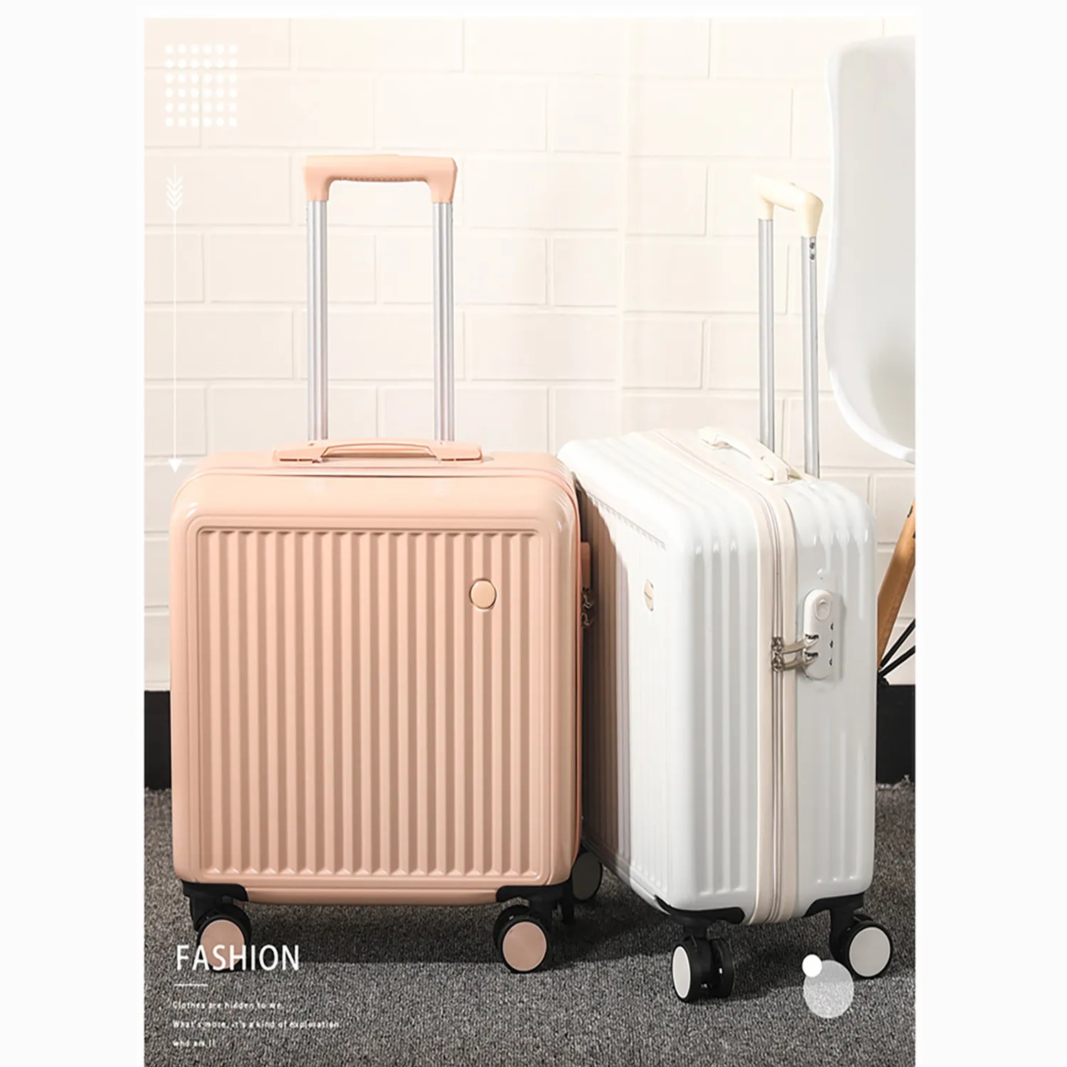 18 in Front Opening Trolley Suitcase 6