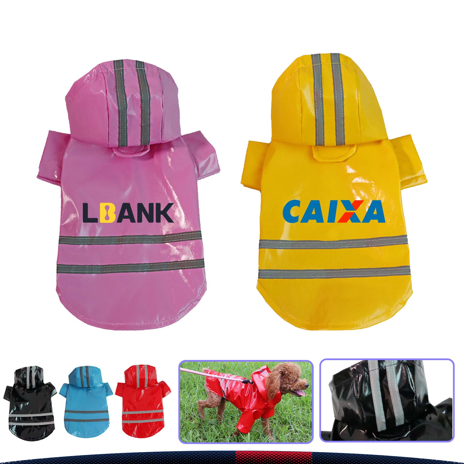 Pet Reflective Raincoat 3