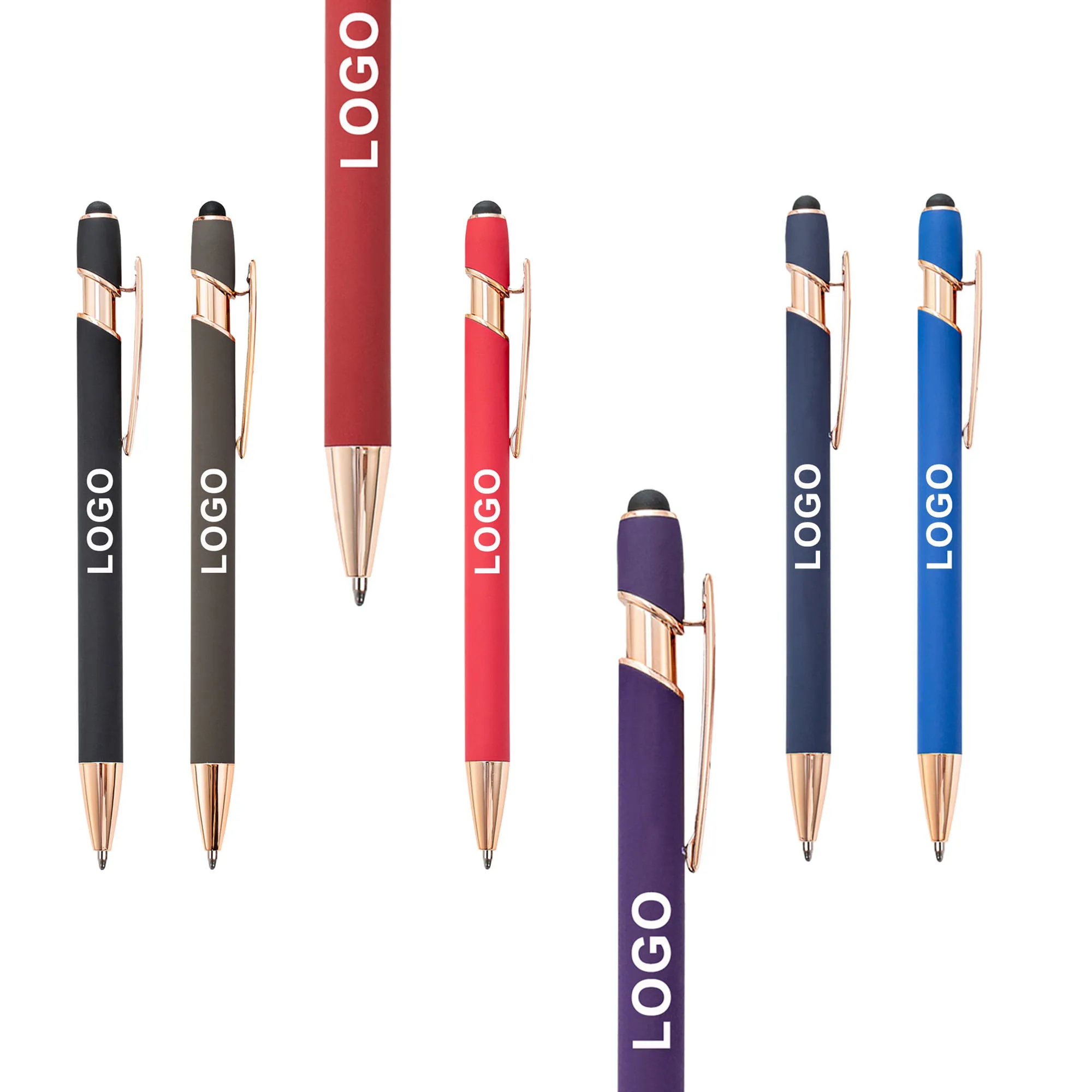 Retractable Ballpoint Pen With Stylus Tip 13