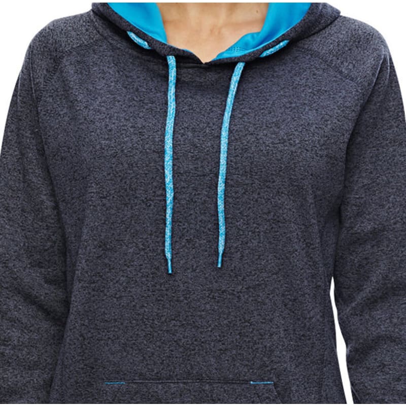 J America Ladies' Cosmic Contrast Fleece Hooded Sweatshirt, custom hoodie or sweatshirt with logo imprint 13